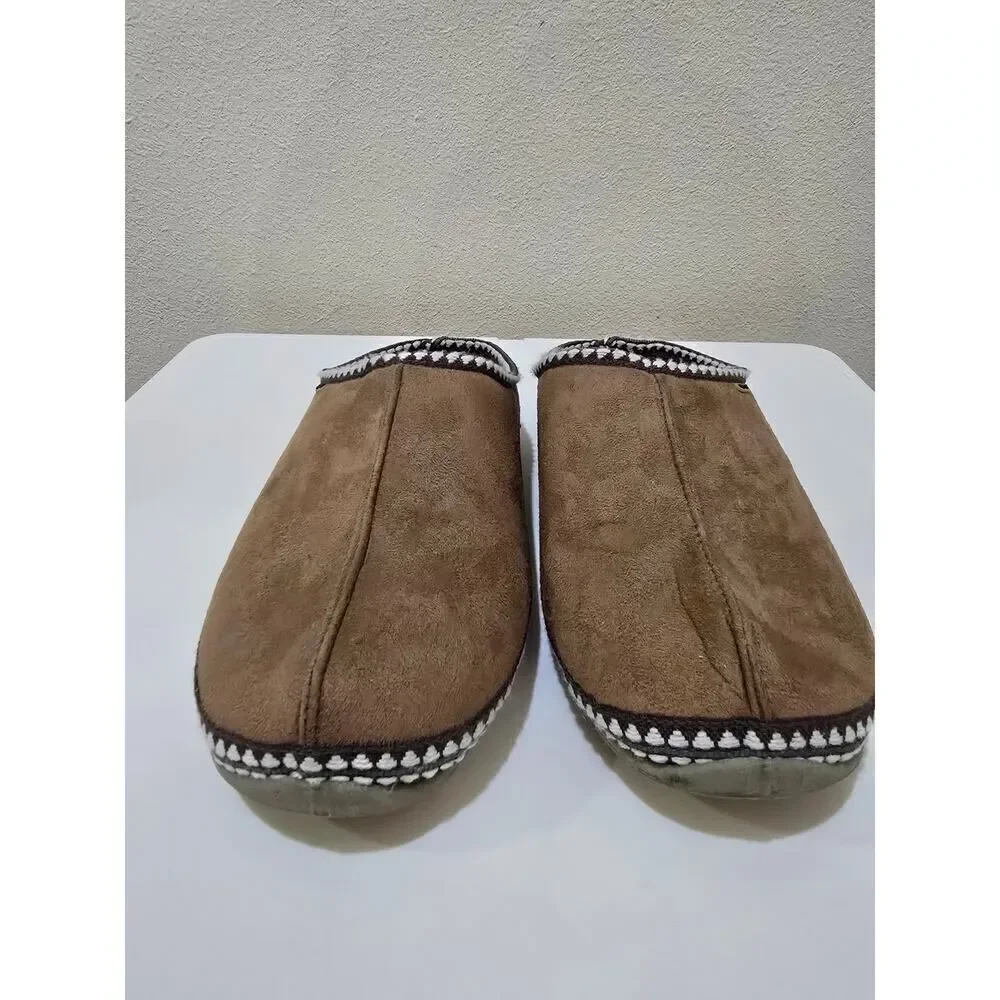 Deer Stags Mens Slipperooz Indoor/Outdoor Slipper Wherever S.U.P.R.O. Sock Brown